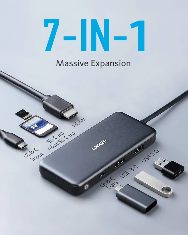 Anker PowerExpand+ USB-C Hub (7-In-1) - Image 2