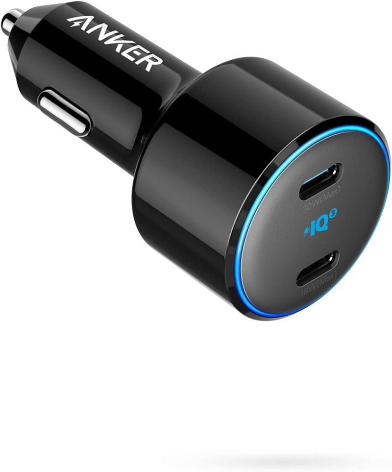 Anker PowerDrive +lll Duo 48W Car Charger - Black