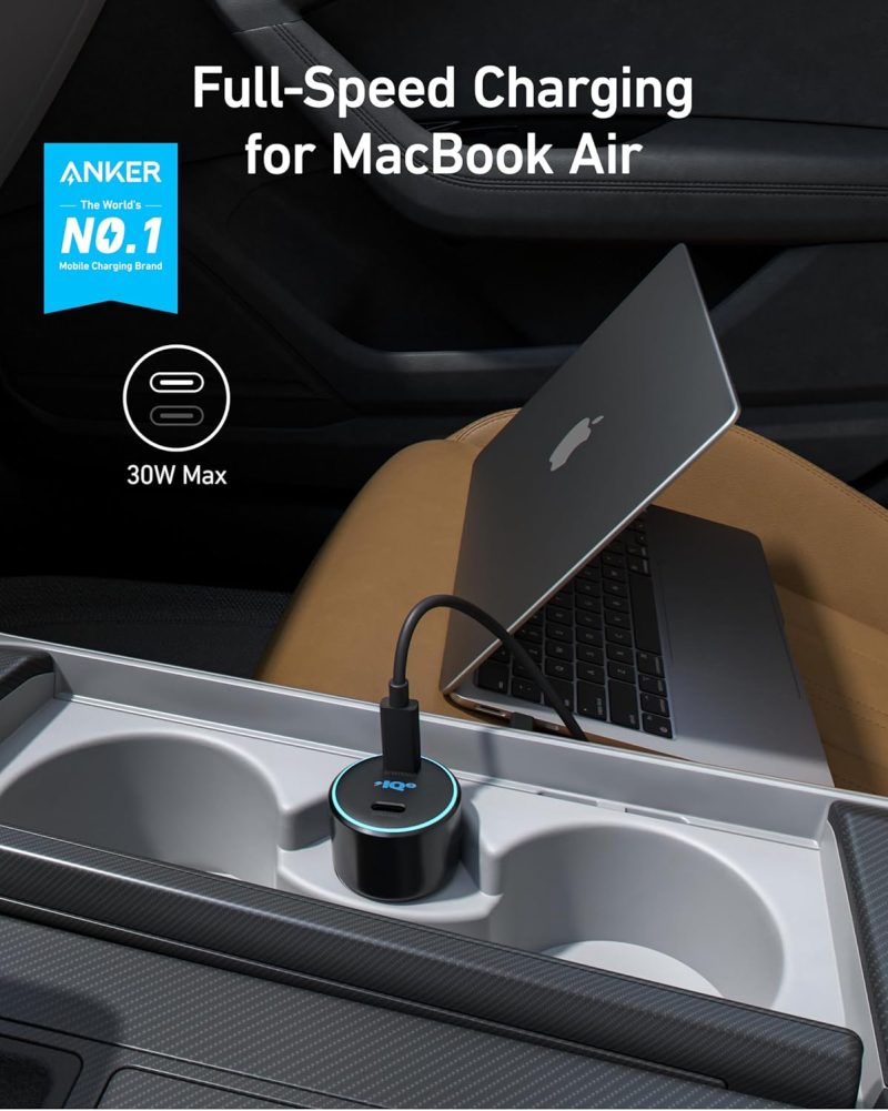 Anker PowerDrive +lll Duo 48W Car Charger - Black - Image 3