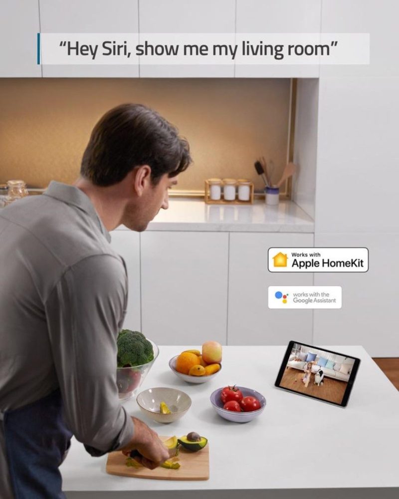 Eufy indoor Cam 2K Pan & Tilt - White - Image 3