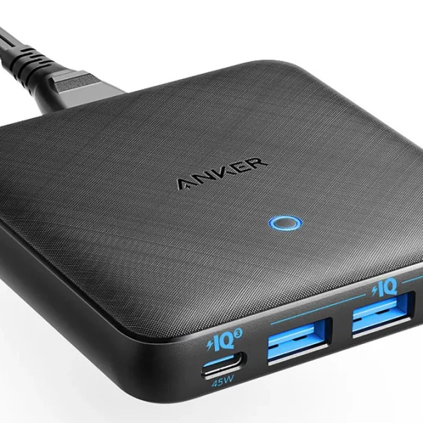 Anker PowerPort Atom lll Slim4Ports 65W - Black