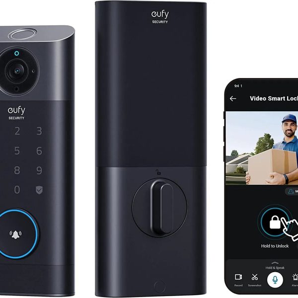 Eufy Video Smart Lock FingerPrint & Wi-Fi - Black