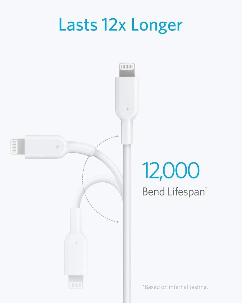 Anker 322 USB-C to Lightning Cable (3ft Braided) - Image 4