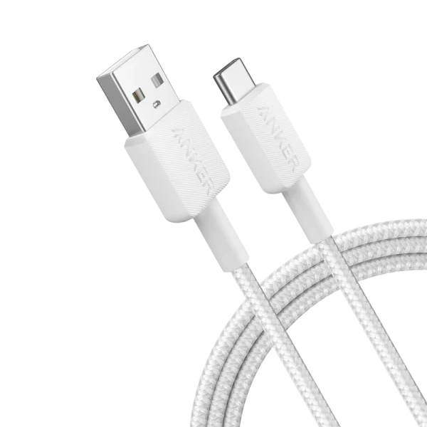 Anker 322 USB-A To USB-C Cable 6ft - White