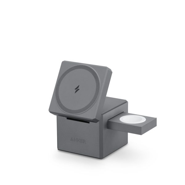Anker 3-in-1 Cube with MagSafe - Grey