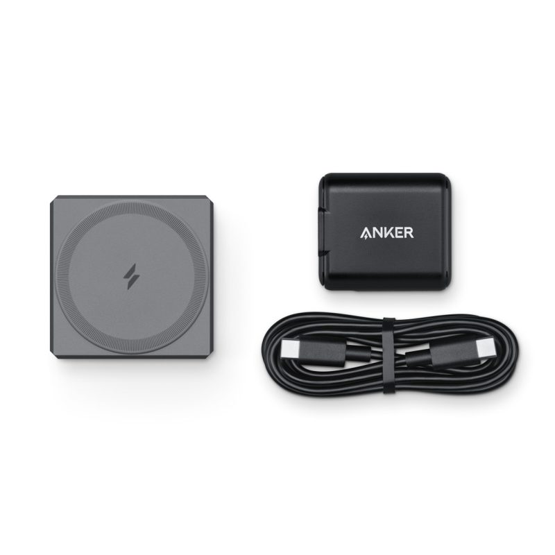 Anker 3-in-1 Cube with MagSafe - Grey - Image 5