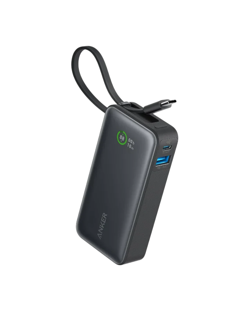 Anker Nano Power Bank(30W,Built-In USB-C Cable)