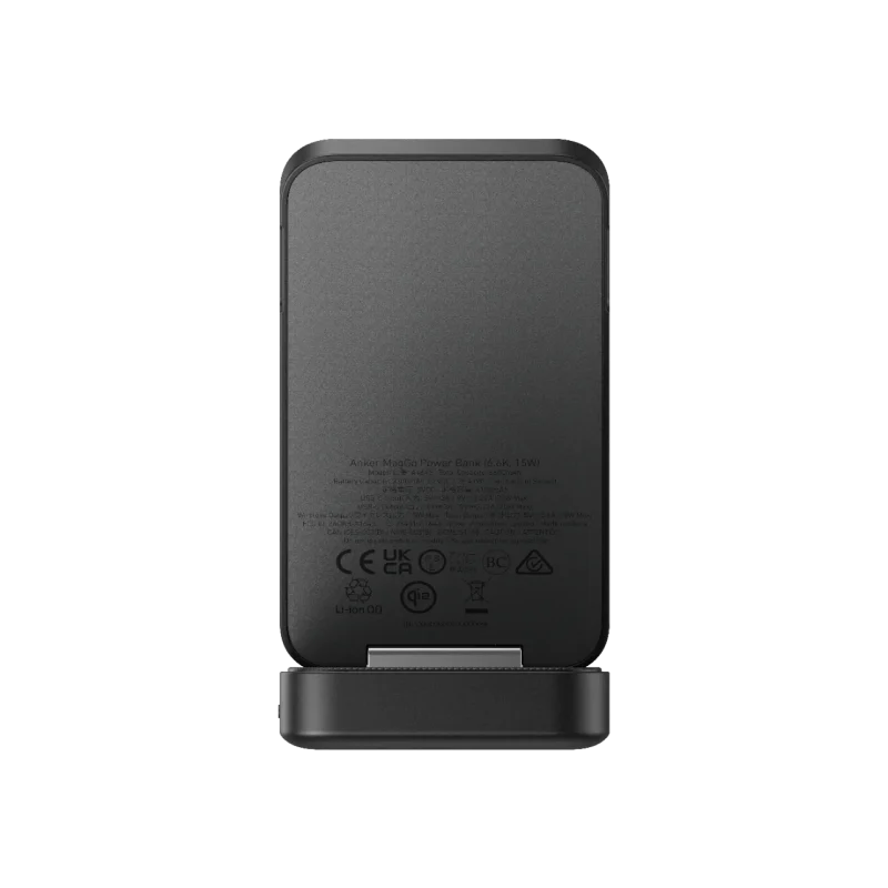Anker MagGo 6600mAh Power Bank Qi2 Certified 15W - Black - Image 2