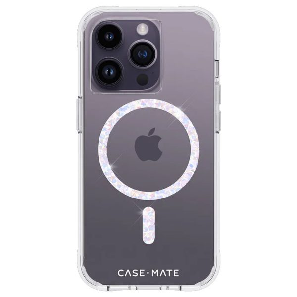 Case-Mate iPhone 14 Case with MagSafe - Clear Twinkle Diamond