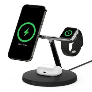 Belkin 3-in-1 Wireless Charger with MagSafe 15W Fast Charging