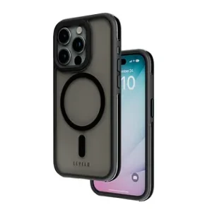 Levelo Nuru Case for iPhone 15 Pro – Matte Black