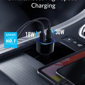 Anker PowerDrive +lll Duo 48W Car Charger – Black