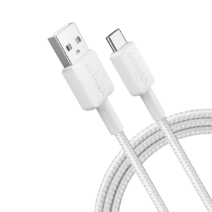 Anker 322 USB-A To USB-C Cable 6ft – White