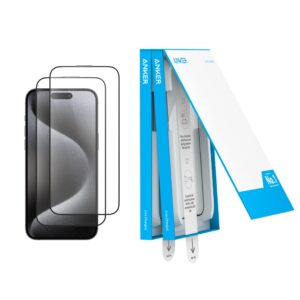 Anker Screen Protector iPhone 15 Pro Tempered-Glass