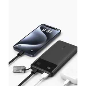 Anker Power Bank (10,000mAh, 22.5W) – Black