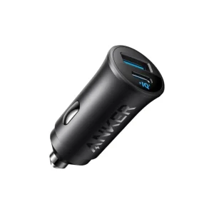 Anker Ultra-Compact Dual-Port Car Charger (30W) – Black