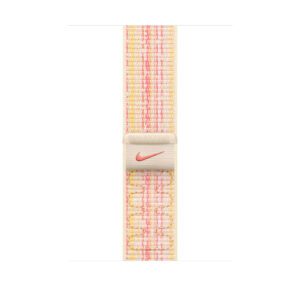 Apple Watch 45mm Nike Sport Loop – Starlight/Pink