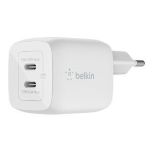 Belkin Dual USB-C GaN Wall Charger with PPS 45W