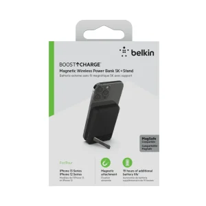 Belkin Magnetic Wireless Power Bank 5K with Stand