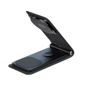 Levelo Arch 3 in 1 Leather Wireless Charging Stand