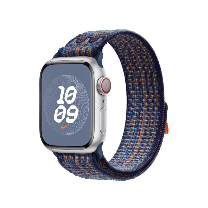 Apple Watch 41mm Nike Sport Loop - Royal/Orange - Image 2