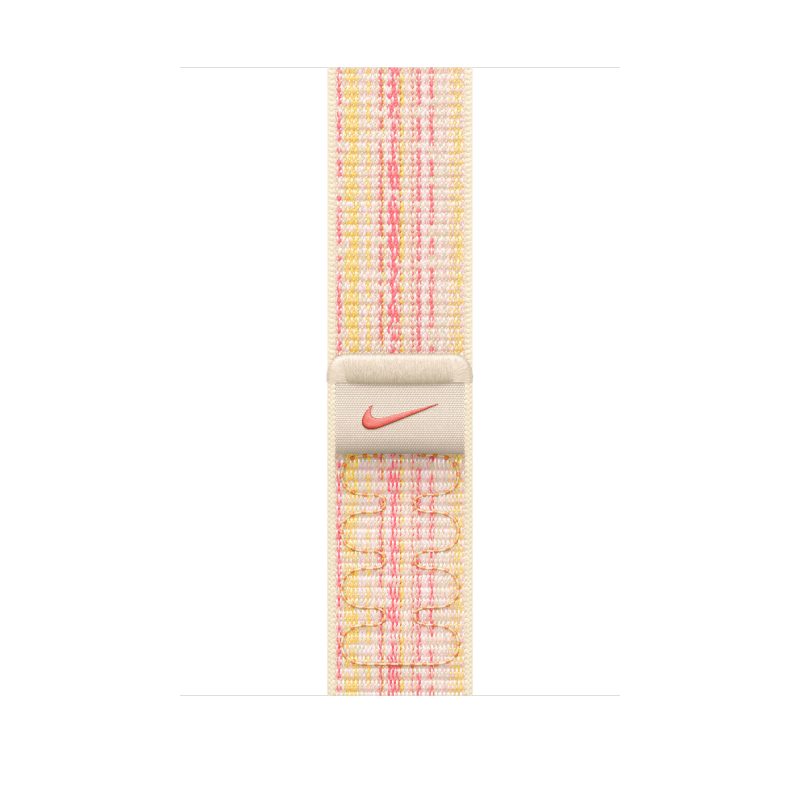 Apple Watch 45mm Nike Sport Loop - Starlight/Pink
