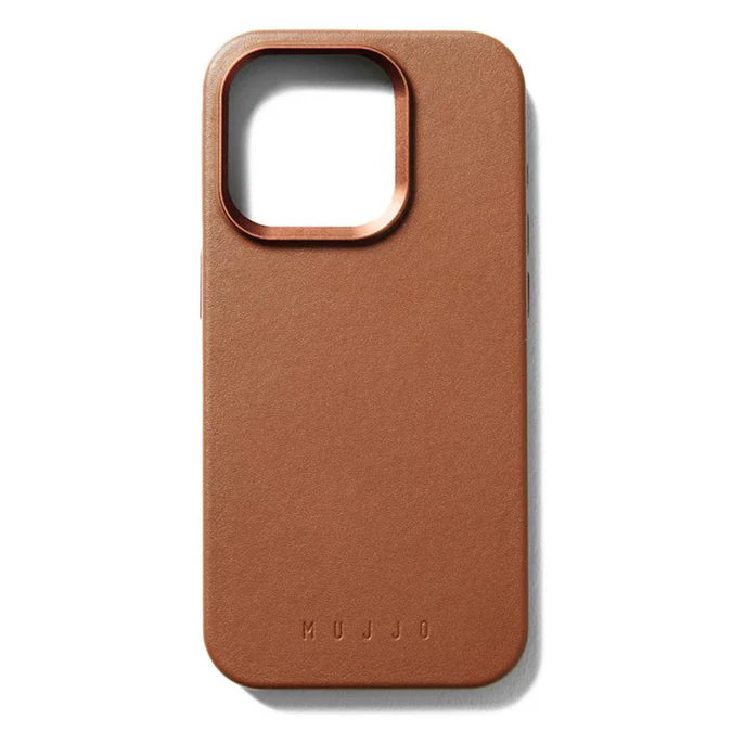 Mujo iPhone 15 Pro Leather Cover - MagSafe Compatible