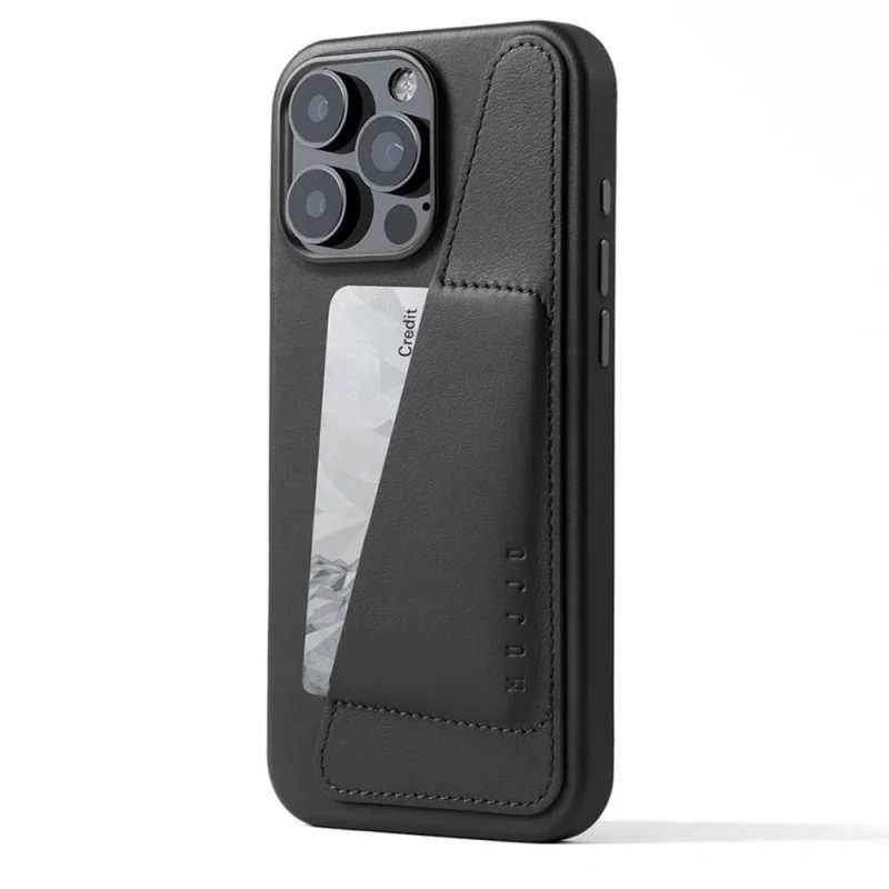 Mujjo Full Leather Wallet Case for iPhone 16 Pro Max - Image 2