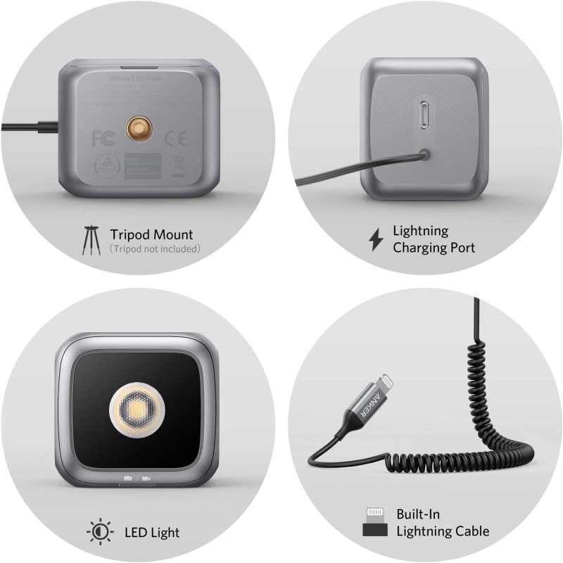 Anker iPhone LED Flash - Dark Gray - Image 8