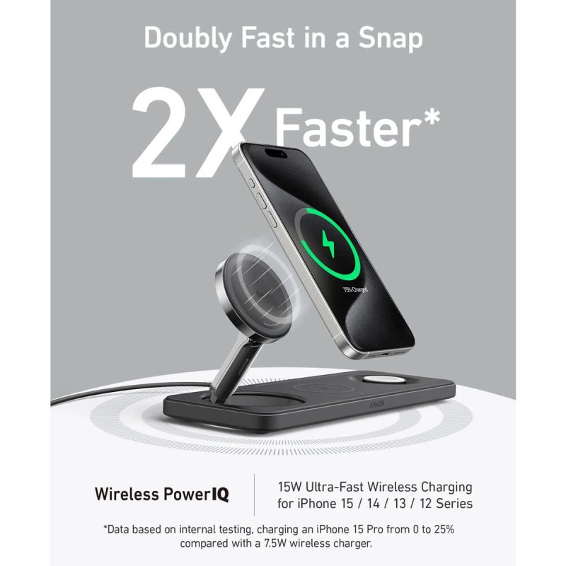 Anker MagGo Wireless Charging Station - Image 2