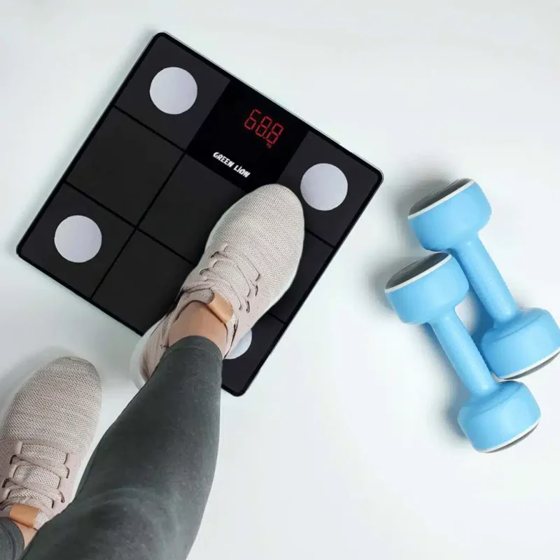 Green Lion Smart Body Fat Scale - Black - Image 3