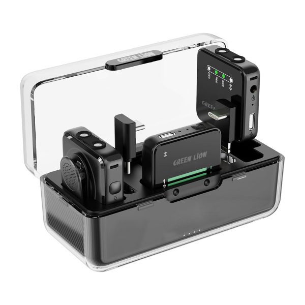 Green Lion Professional Wireless Microphone - Black