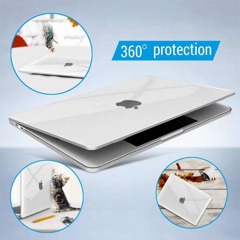 RockRose Macase -Snap on MacBook Hardshell for MacBook - Matte Clear - Image 4