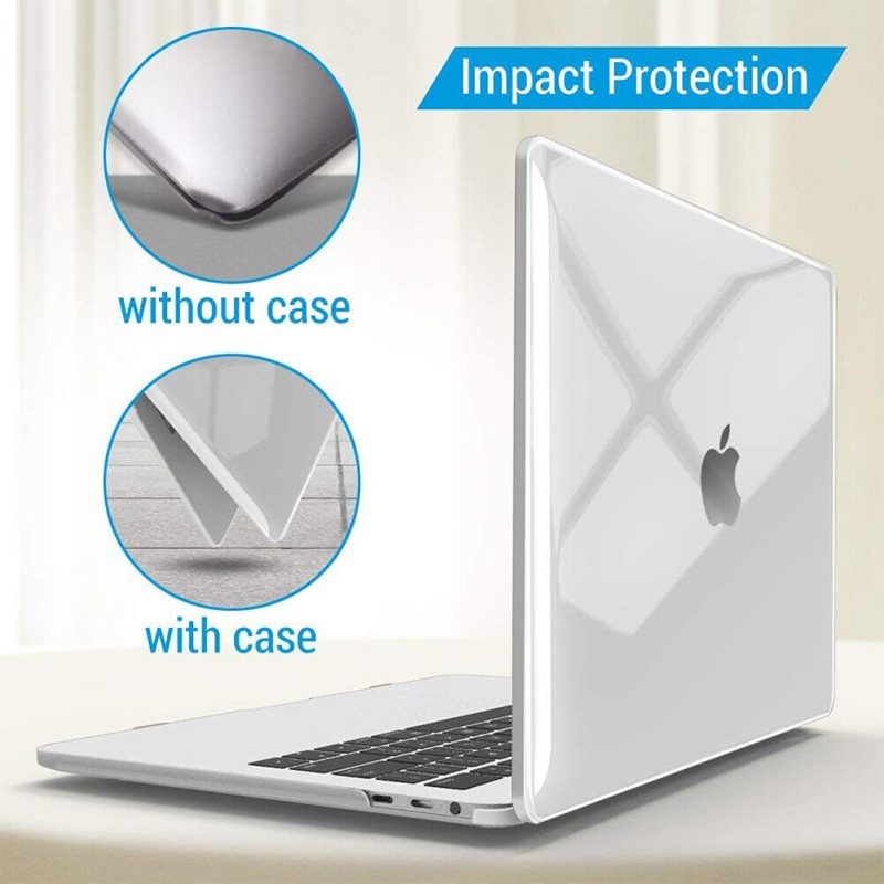 RockRose Macase -Snap on MacBook Hardshell for MacBook - Matte Clear - Image 5