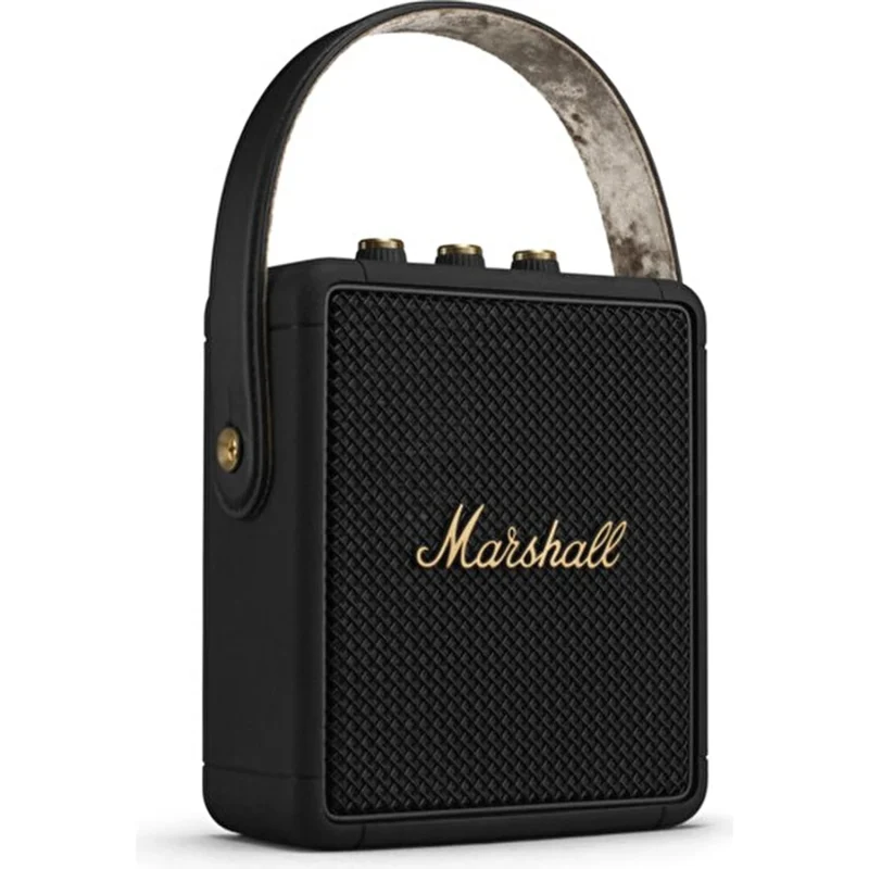 Marshall Stockwell II Portable Bluetooth Speaker - Black & Brass