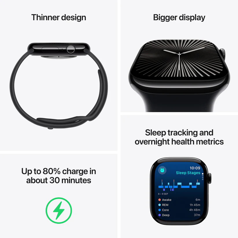 Apple Watch Series 10 (GPS) Sport Band - Image 5