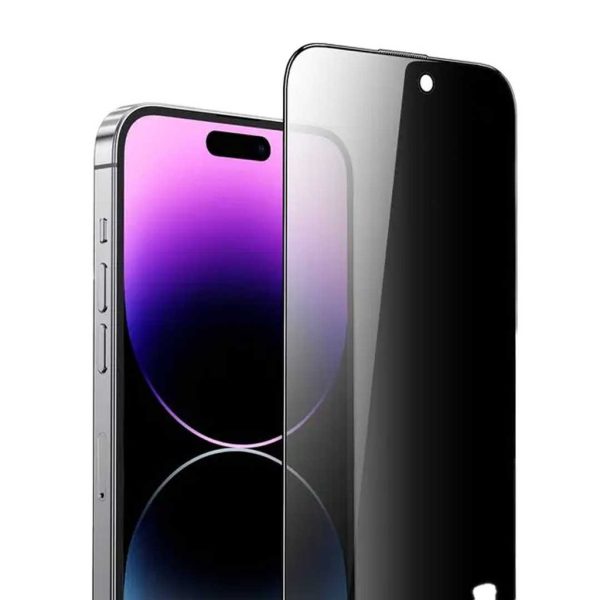 Green Lion 3D PET Pro Privacy Screen Protector for iPhone 15 Pro - Black