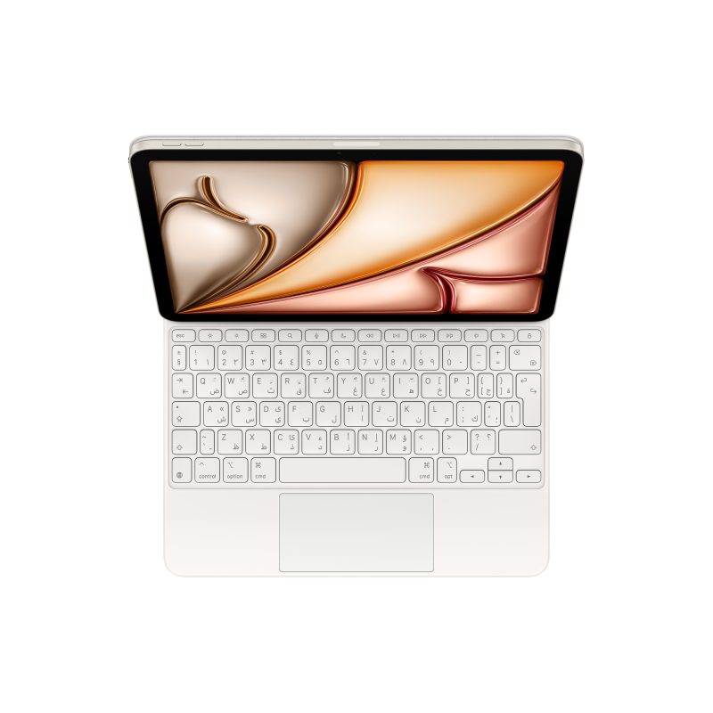 Magic Keyboard for iPad Air 11-inch (M3) - Arabic - White - Image 2