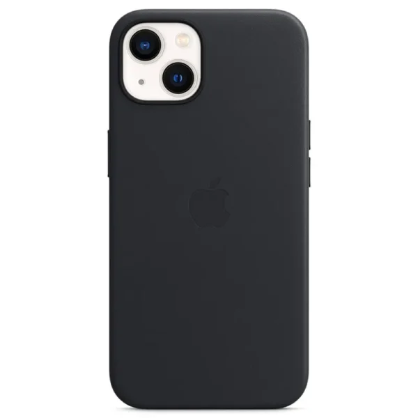 iPhone 13 Leather Case with MagSafe - Midnight