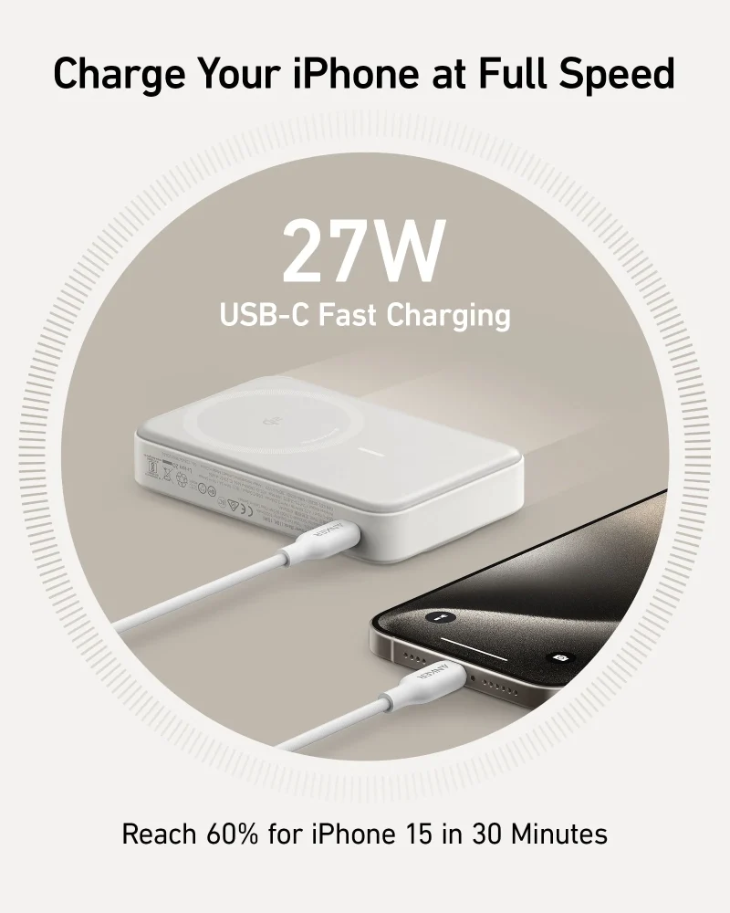 Anker Magnetic Wireless Power Bank 10,000mAh with Stand - Image 6