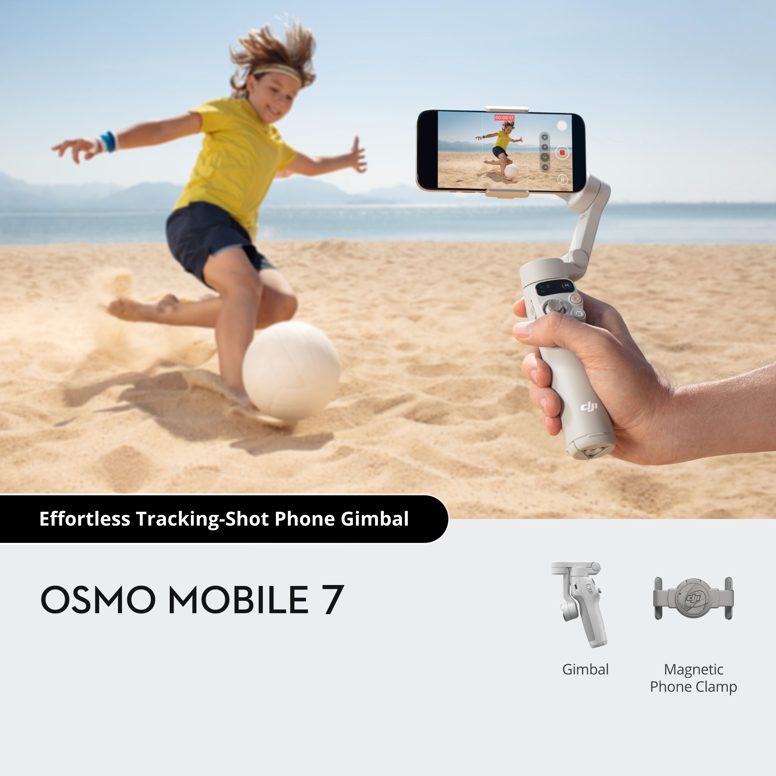 DJI Osmo Mobile 7 Smart Stabilizer – Silver - Image 6